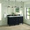 James Martin Vanities 60'' Double Vanity, Black Onyx w/ 3 CM Victorian Silver Quartz Top 424-V60D-BKO-3VSL - alternate 5